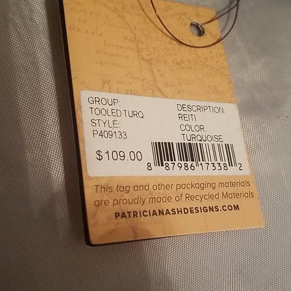 Patricia Nash reiti tooled turquoise NWT - Picture 4 of 5